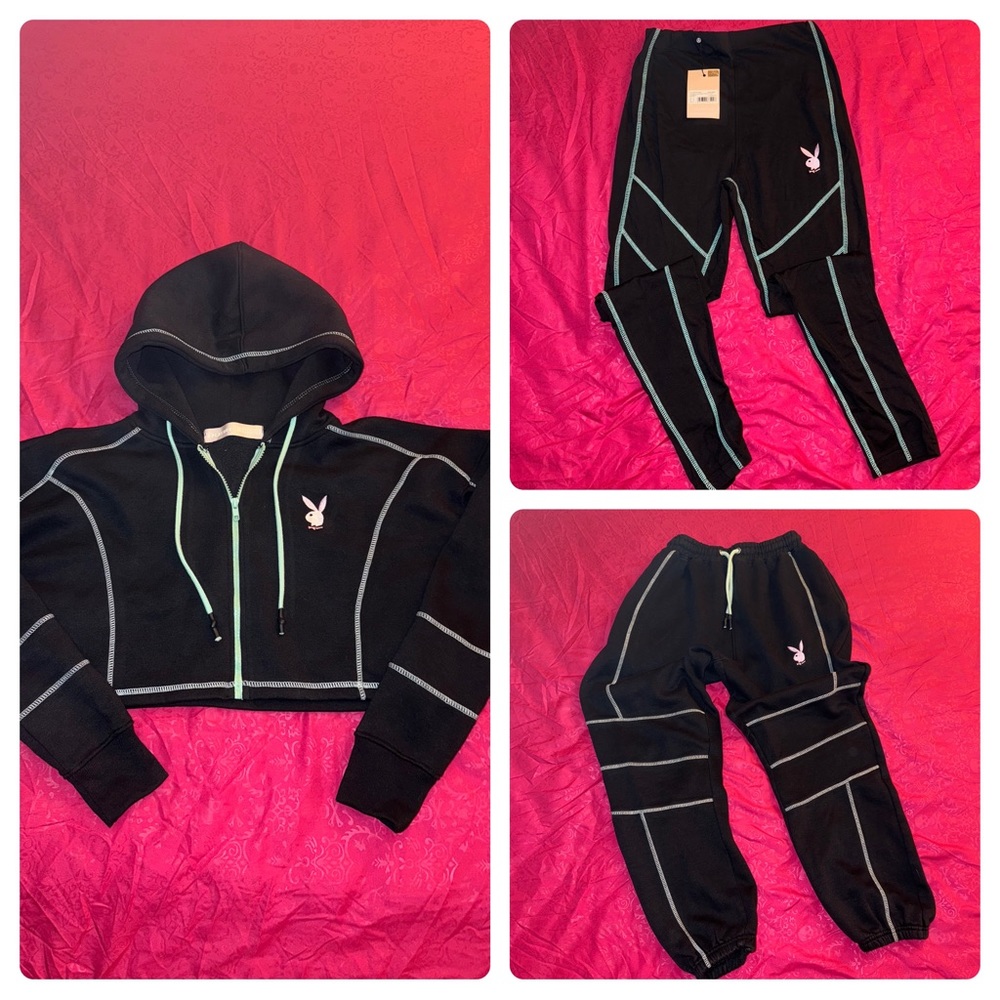 Playboy x Misguided Sweatsuit + Leggings